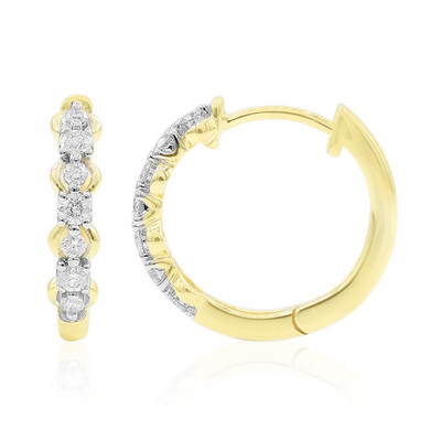 9K SI2 (G) Diamond Gold Earrings (Annette)