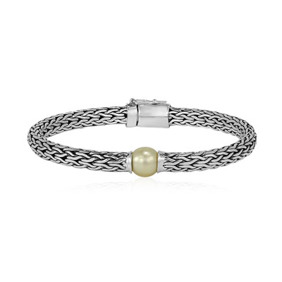 Kabira Golden South Sea Pearl Silver Bracelet (TPC)