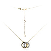 18K IF (D) Diamond Gold Necklace (Annette)