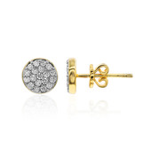 18K IF (D) Diamond Gold Earrings (Annette)