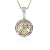 9K I2 (I) Diamond Gold Necklace (Ornaments by de Melo)
