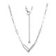 I3 (H) Diamond Silver Necklace