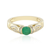 14K Brazilian Emerald Gold Ring (de Melo)
