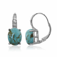Turquoise Silver Earrings