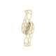 9K I2 Champagne Diamond Gold Pendant (Ornaments by de Melo)