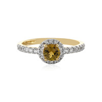 9K Yellow Tanzanite Gold Ring