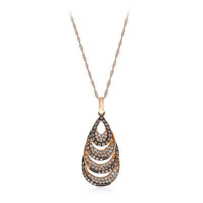 14K SI2 Brown Diamond Gold Necklace