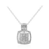 I3 (I) Diamond Silver Necklace