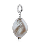 White Freshwater Pearl Silver Pendant