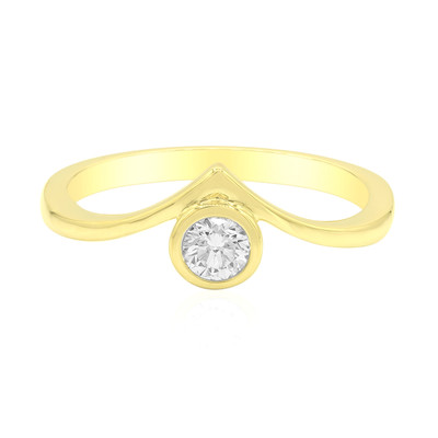 18K VVS2 (E) Diamond Gold Ring (adamantes [!])