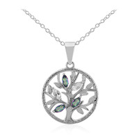 Mystic Quartz Silver Necklace