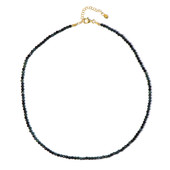 Blue Tourmaline Silver Necklace