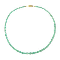 Ethiopian Emerald Silver Necklace