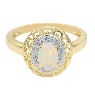 9K Welo Opal Gold Ring