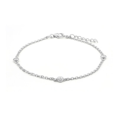 I1 (G) Diamond Silver Bracelet (Annette)