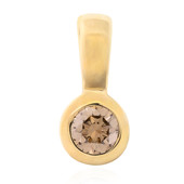 9K SI1 Argyle Champagne Diamond Gold Pendant (CUSTODANA)