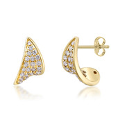 14K I1 (H) Diamond Gold Earrings (CIRARI)