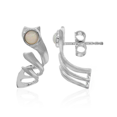 Welo Opal Silver Earrings (TPC)