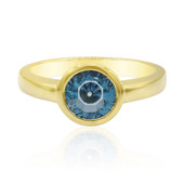 9K London Blue Topaz Gold Ring (Glenn Lehrer)