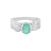 Russian Emerald Silver Ring (SAELOCANA)