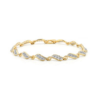 9K SI2 (G) Diamond Gold Bracelet