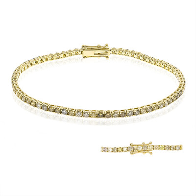 14K SI2 Fancy Diamond Gold Bracelet (CIRARI)