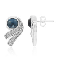 London Blue Topaz Silver Earrings (Remy Rotenier)
