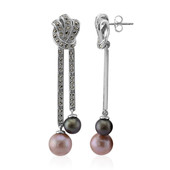 Ming Pearl Silver Earrings (Annette classic)