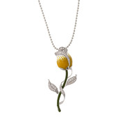 Zircon Silver Necklace (Dallas Prince Designs)
