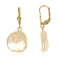 14K Freshwater pearl Gold Earrings
