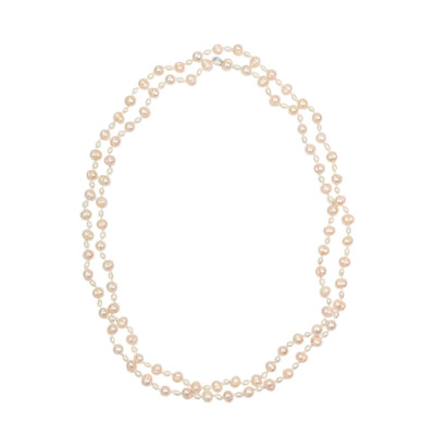 Freshwater pearl Silver Necklace (TPC)