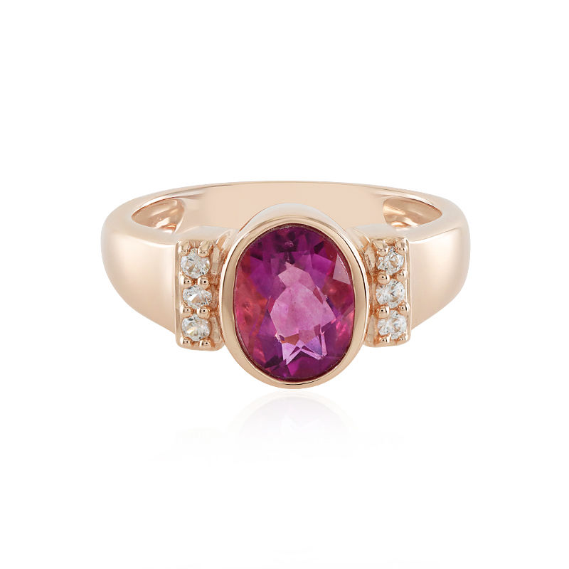 Buy Zavya Pink Princess 925 Silver Ring in Rose Gold (Adjustable) Online