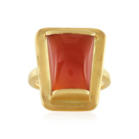 Red Onyx Silver Ring