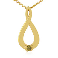 I1 (Yellow Diamond) Silver Necklace