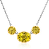 Ouro Verde Quartz Silver Necklace (Dallas Prince Designs)
