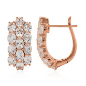 9K Mexican Pink Danburite Gold Earrings