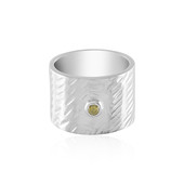 I3 Yellow Diamond Brass Ring (Juwelo Style)