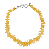 Yellow Quartzite Silver Necklace (Dallas Prince Designs)