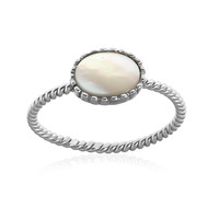 Mother of Pearl Silver Ring (Joias do Paraíso)