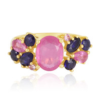 Madagascar Pink Sapphire Silver Ring