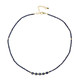 Blue Sapphire Silver Necklace (Riya)