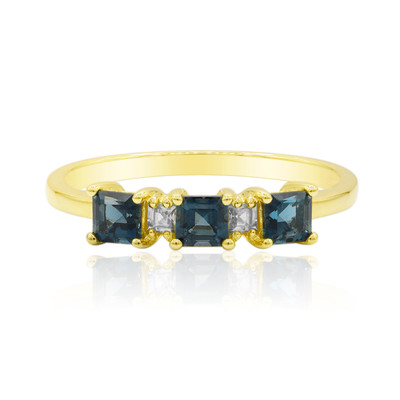 9K London Blue Topaz Gold Ring
