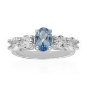 Azure blue mystic topaz Silver Ring