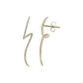 9K Zircon Gold Earrings (de Melo)