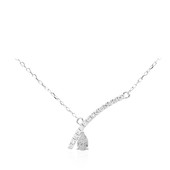 18K SI1 (H) Diamond Gold Necklace (CIRARI)