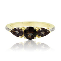 18K Colour Change Garnet Gold Ring