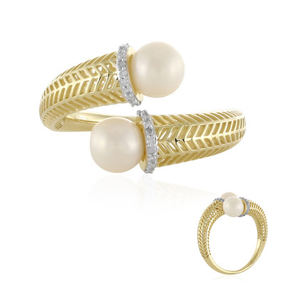 9K Freshwater pearl Gold Ring (Ornaments by de Melo)