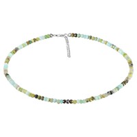 Opal Silver Necklace