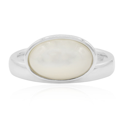 Mother of Pearl Silver Ring (MONOSONO COLLECTION)