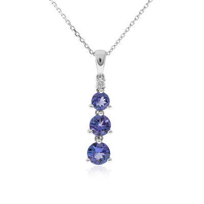 10K AAA Tanzanite Gold Necklace